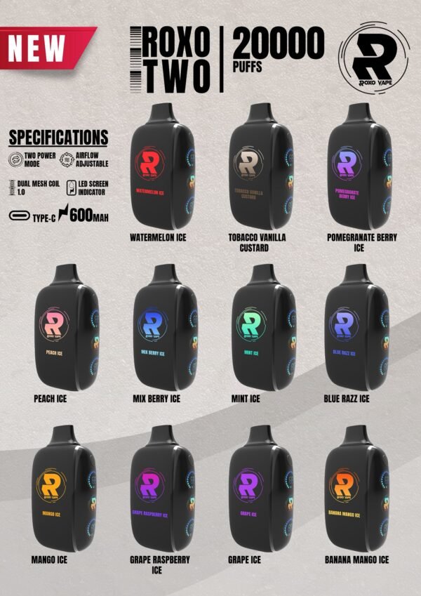 ROXO TWO (20000 PUFFS) - Image 1