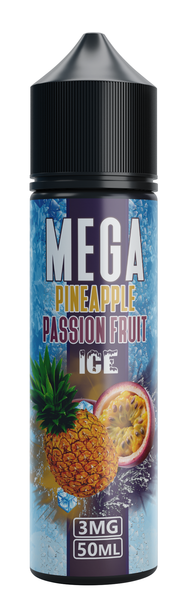 50ml MEGA PINEAPPLE PASSION FRUIT ICE | 50ML - Image 1