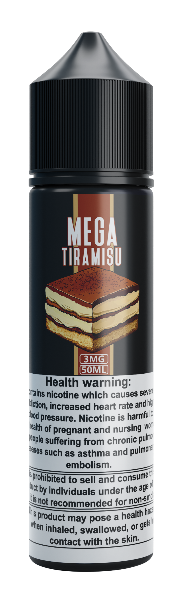 TIRAMISU 3mg MEGA TIRAMISU | 50ML - Image 1