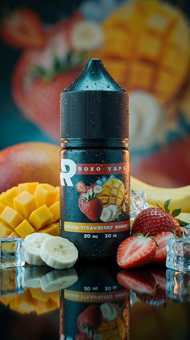 WhatsApp Image 2026-09-28 at 12.35.46 PM ROXO MAX BANANA STRAWBERRY MANGO ICE | 50ML - Image 1